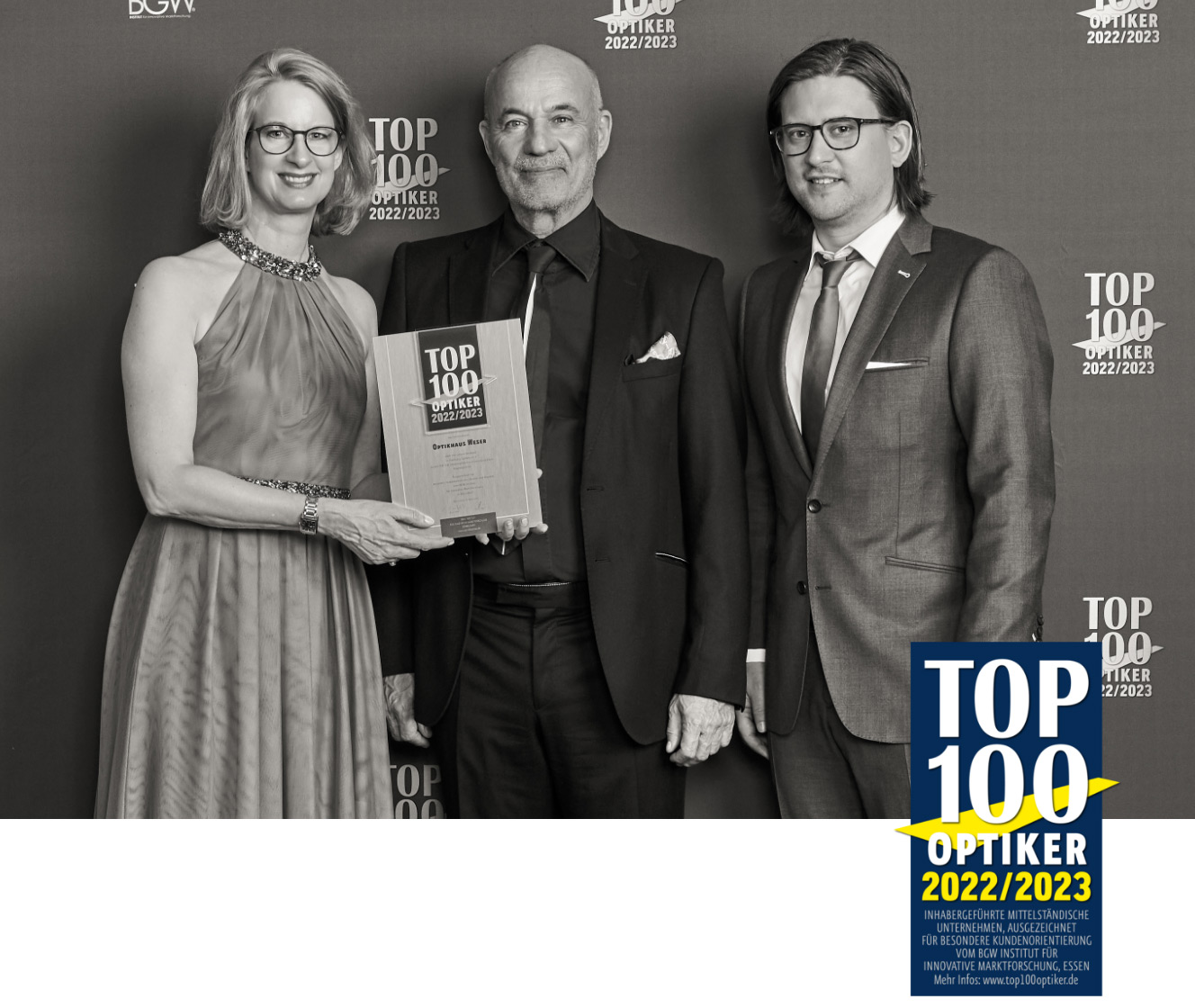 Verleihung Top 100 Optiker Deutschlands 2022/2023 – Optikhaus Weser Verleihung Top 100 Optiker Deutschlands 2022/2023 – Optikhaus Weser
